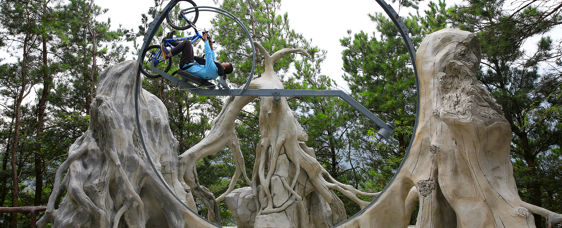 旋轉(zhuǎn)自行車-Zhejiang pengming Amusement Equipment Co., Ltd