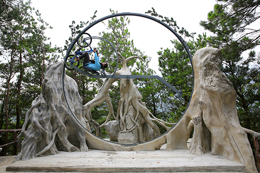 旋轉(zhuǎn)自行車-浙江鵬鳴游樂設(shè)備有限公司