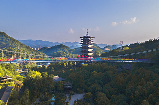 玻璃橋+觀景臺-浙江鵬鳴游樂設(shè)備有限公司